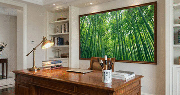 竹子畫步步高升：書房與辦公室必備的「節節高」風水油畫