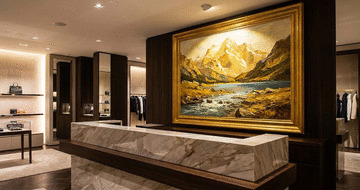 店面招財掛畫推薦：櫃台後方掛這3種油畫，讓客人絡繹不絕