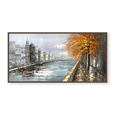 威尼斯河畔 | 手繪油畫