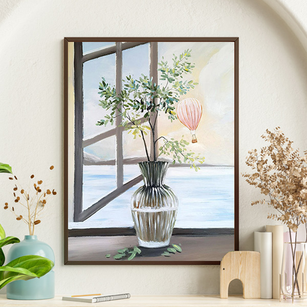 OPT12668FBN 60*80/咖啡色畫框